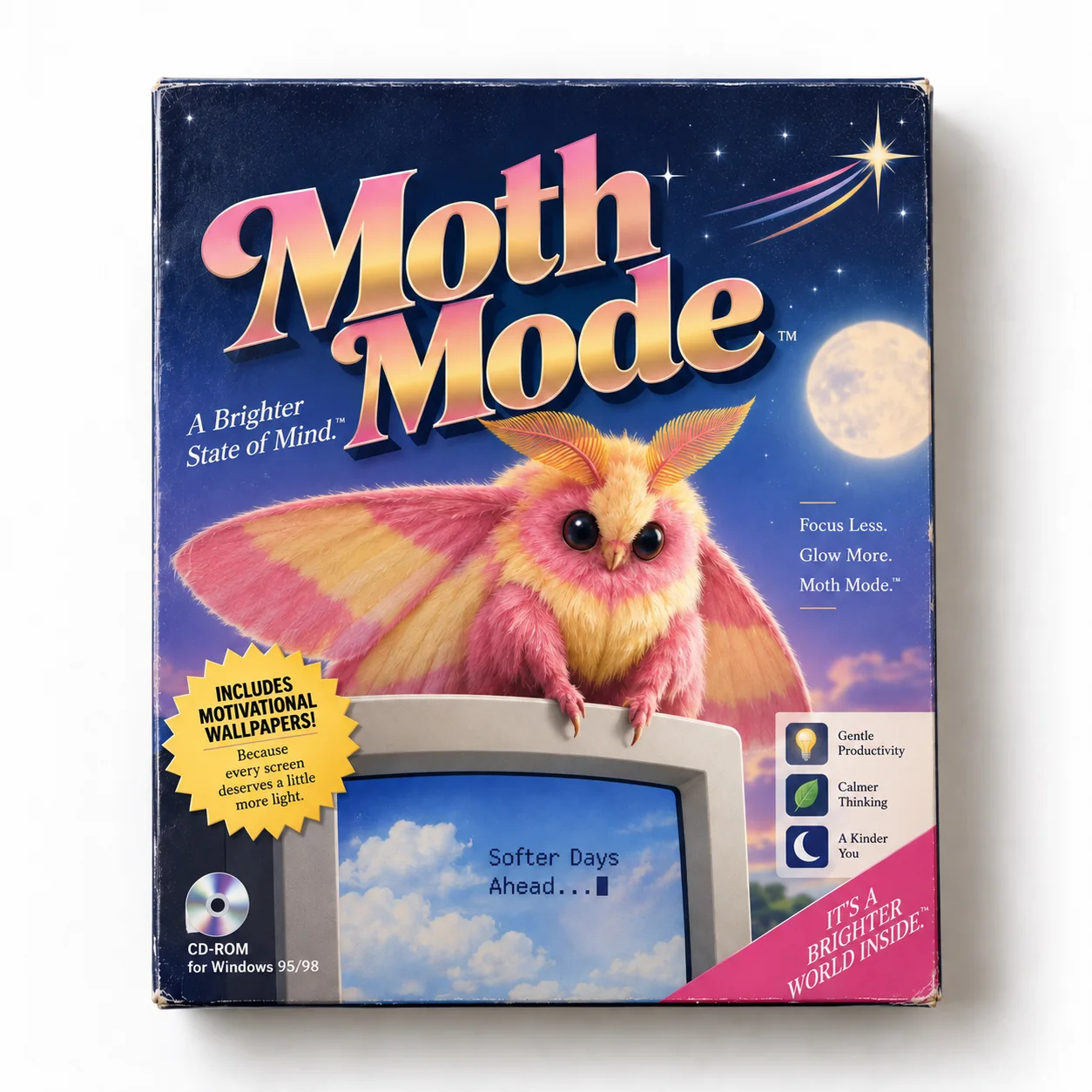 Moth Mode software box with the Sendsets moth